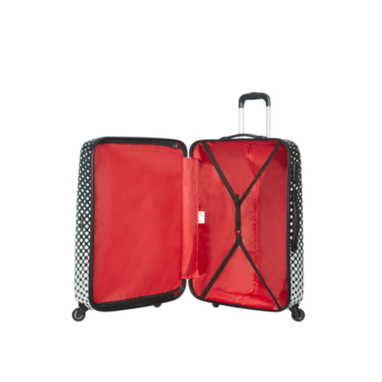 American Tourister Disney Legends Minnie PolkaDots Spinner bőrönd 75 cm-es