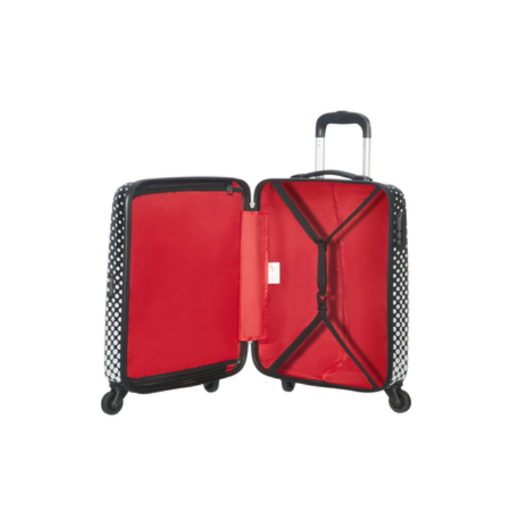 American Tourister Disney Legends Minnie Polka Dot Spinner bőrönd 55 cm-es 