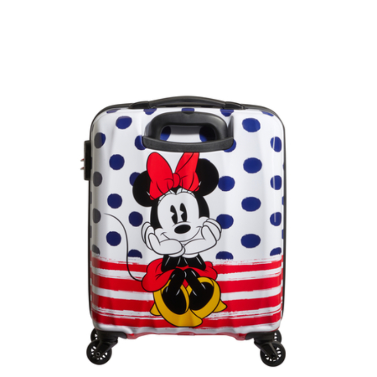 American Tourister Disney Legends Minnie Blue Dots Spinner bőrönd 55 cm-es 