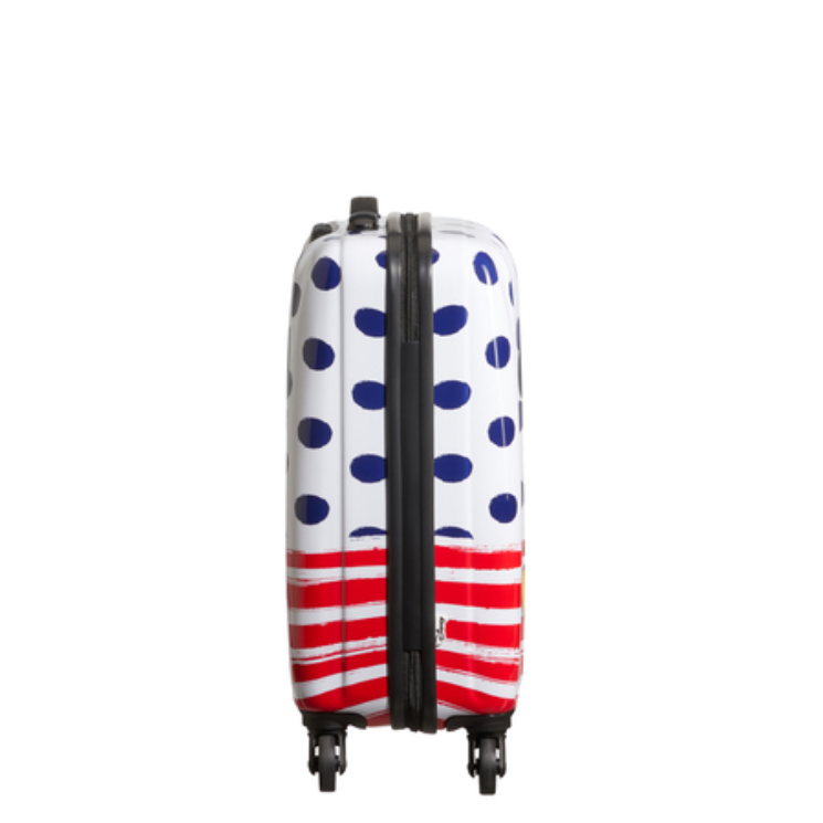 American Tourister Disney Legends Minnie Blue Dots Spinner bőrönd 55 cm-es 