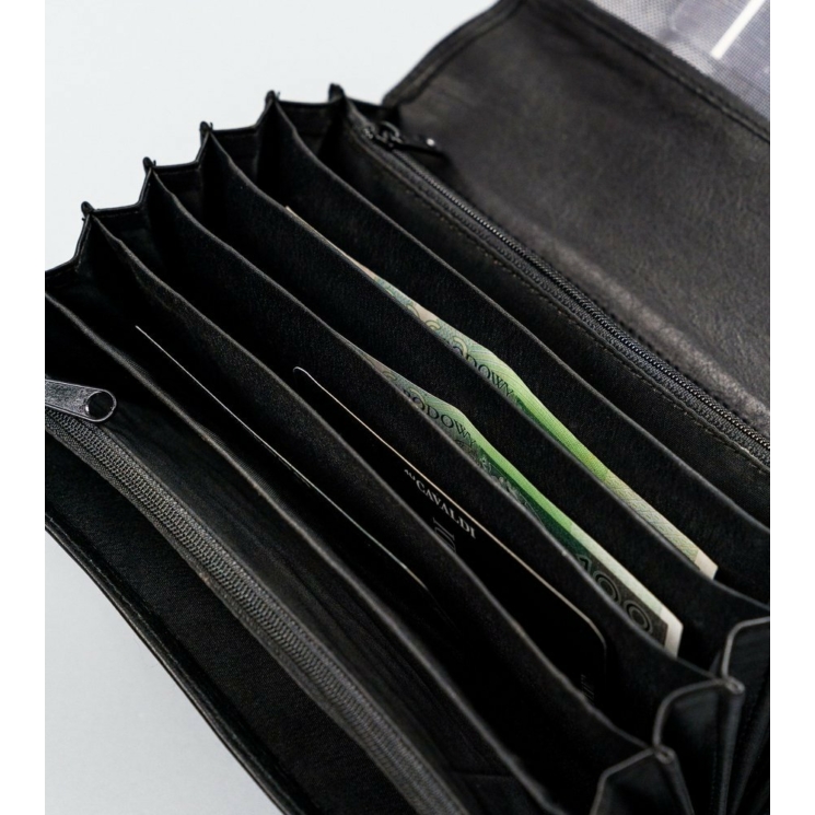 Cavaldi valódi bőr brifkó pincér Pénztárca