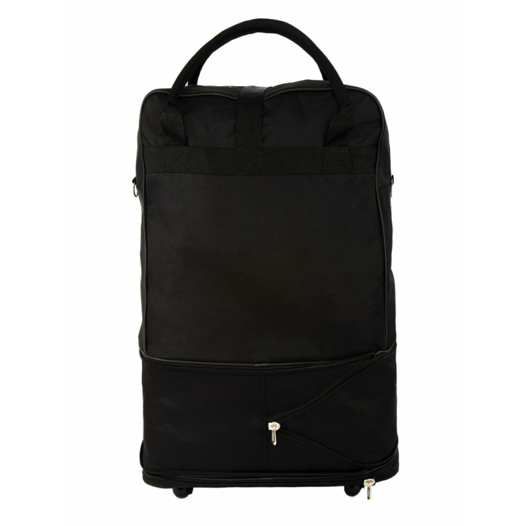 Gurulós utazótáska bővíthető XL méret kék