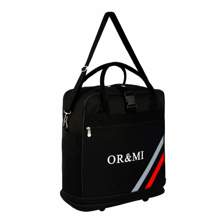 Gurulós utazótáska bővíthető XL méret kék