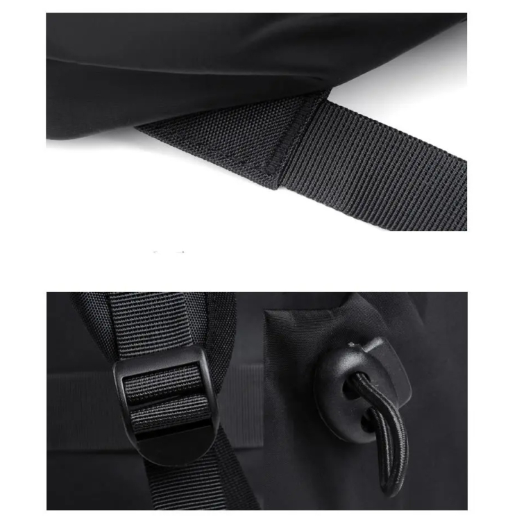 Vízálló fedélzeti méretű hátizsák USB töltővel bővíthető