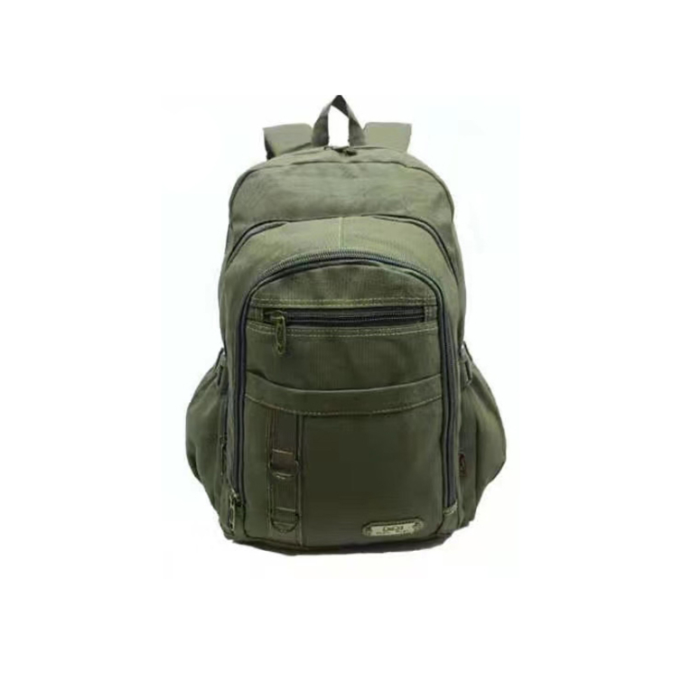Outdoor Ultraerős vászon hátizsák zöld színben
