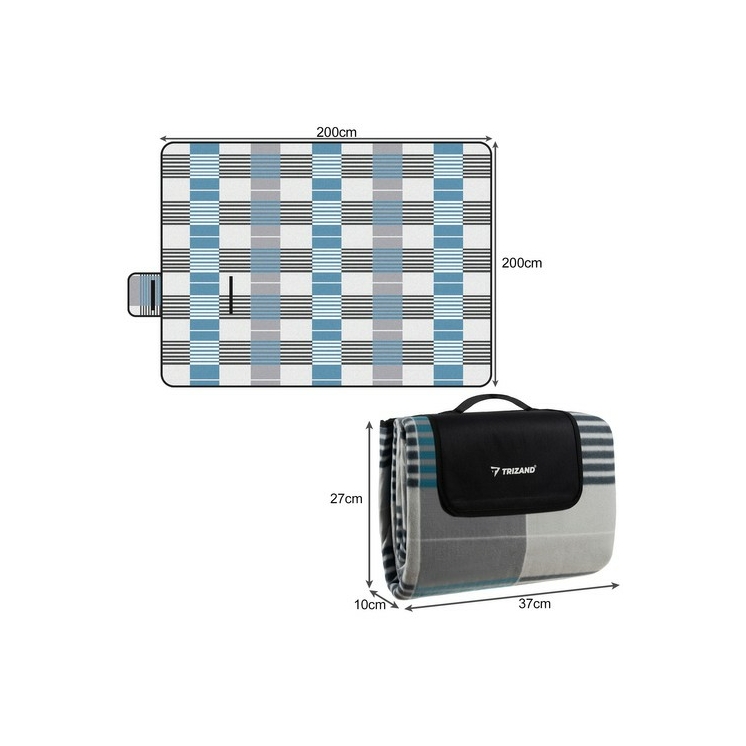 Vízálló piknik takaró 200 x 200 cm