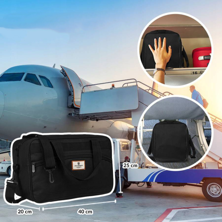 Peterson Fedélzeti táska WIZZ méret 40 x 30 x 20 cm