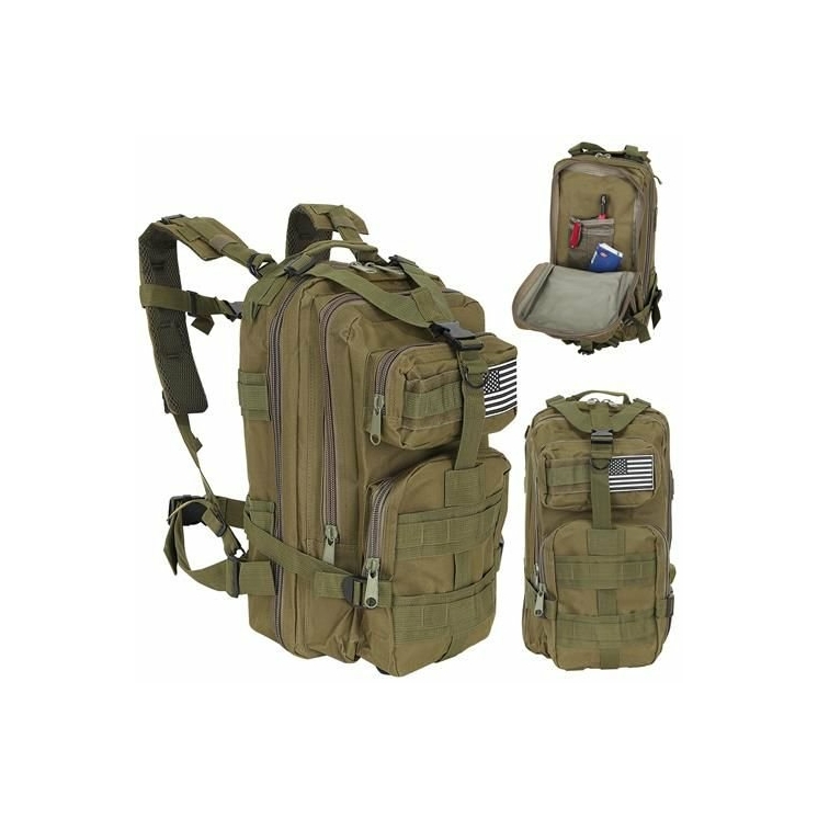 Military túrahátizsák zöld színben 30L