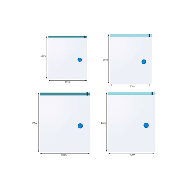 Bőröndrendező vákumzsák 10 darabos készlet