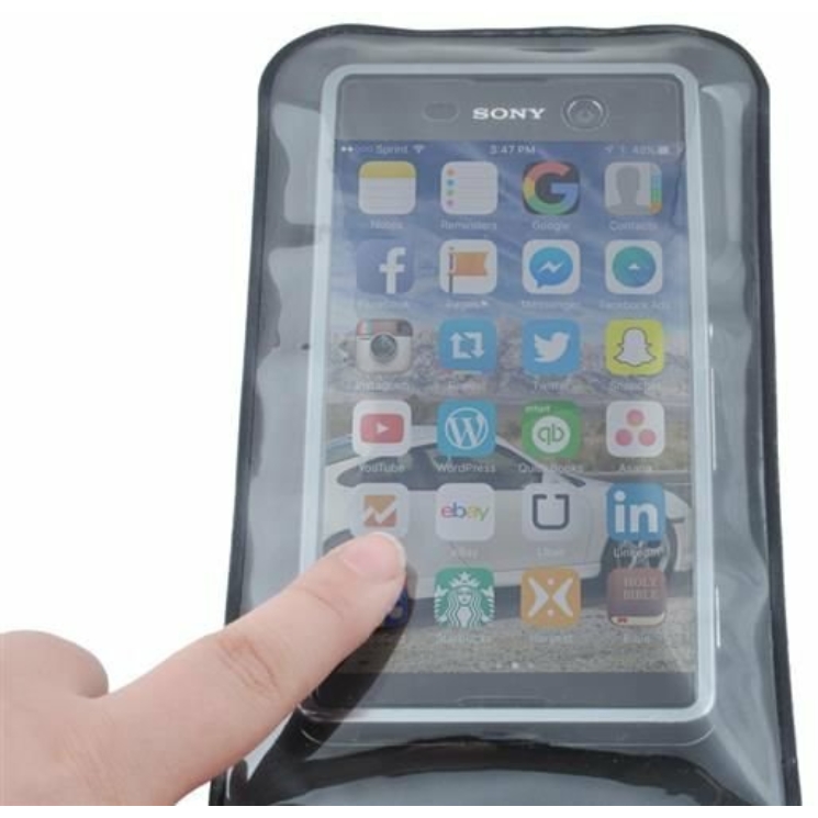 Vízálló mobiltok nyakba akasztható