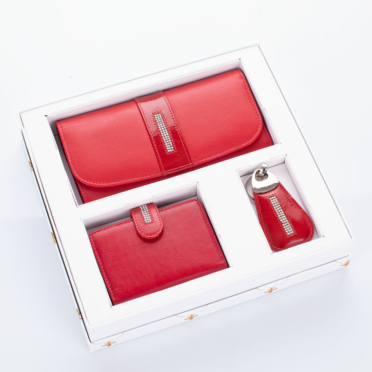 Fairy Crystal köves pénztárca kártyatartó kulcstartó ajándékcsomag