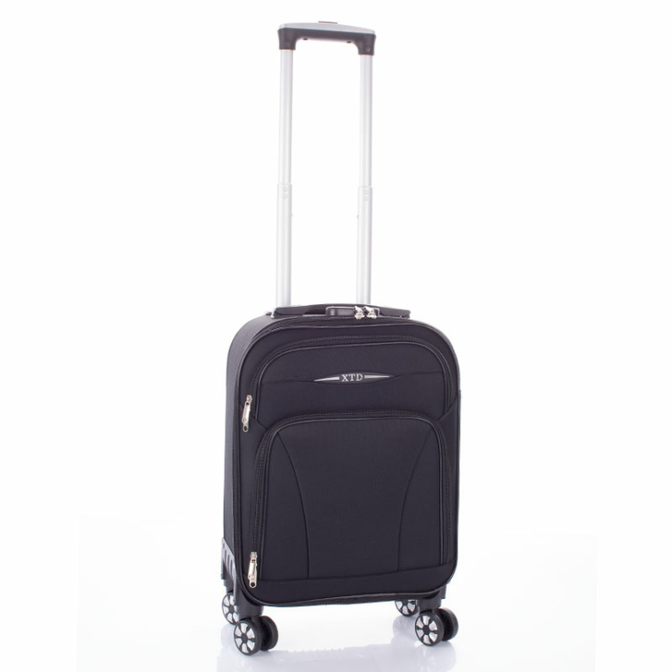 Bőrönd kabin méret fekete 50 cm