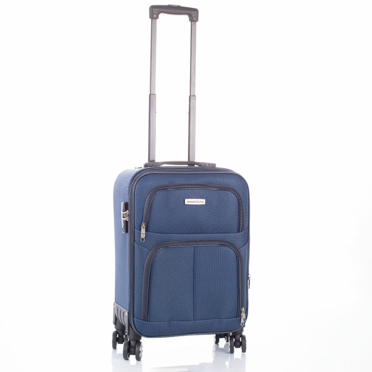 Leonardo Da Vinci Bőrönd kabin méret kivehető kerékkel