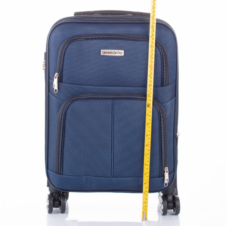 Leonardo Da Vinci Bőrönd kabin méret kivehető kerékkel