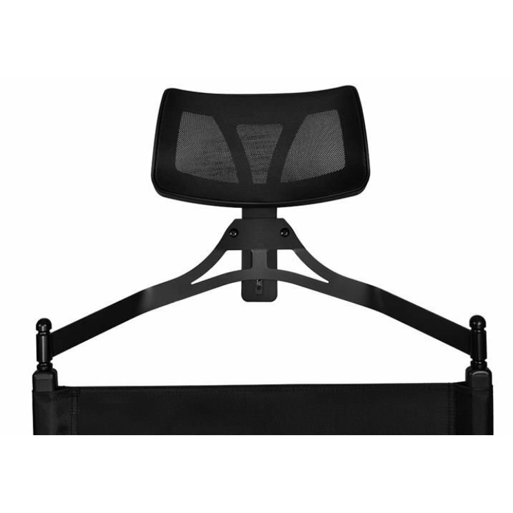 Összecsukható Makeup szék fejtámlával sminkes szék fekete színben