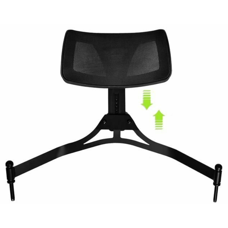 Összecsukható Makeup szék fejtámlával sminkes szék fekete színben