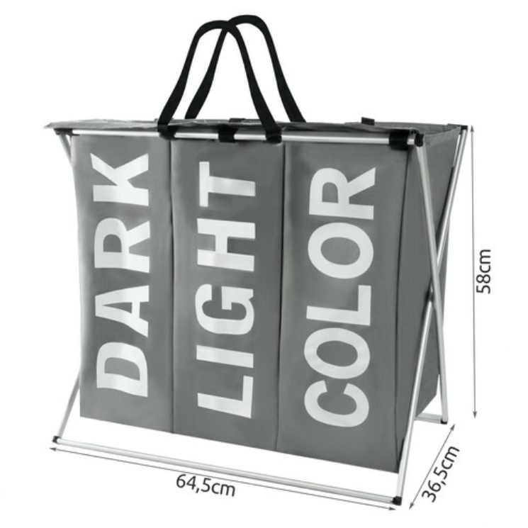 Szennyestartó kosár 3 részes