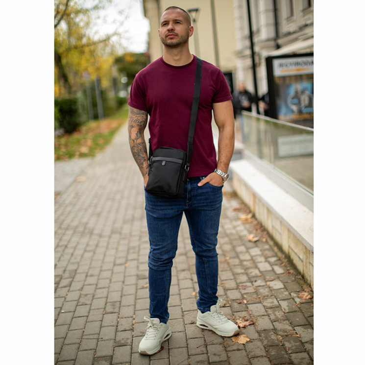 KANGOO férfi oldaltáska kék színben
