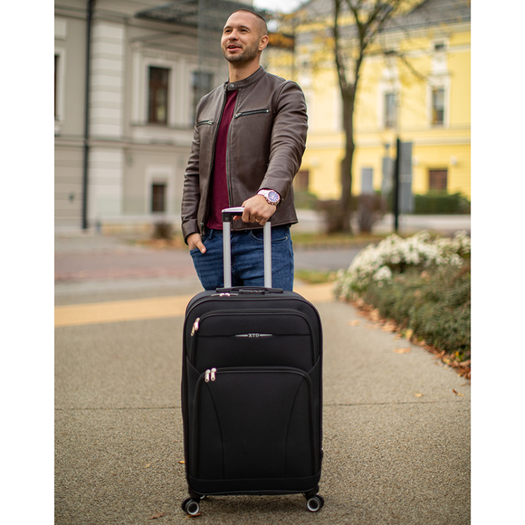 Bőrönd közép méret Bordó