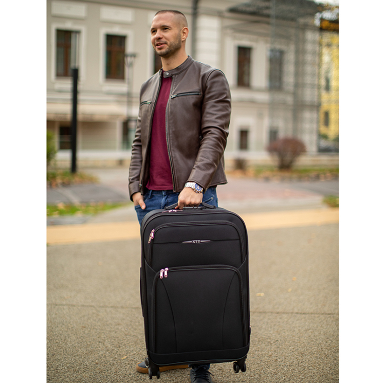 Bőrönd közép méret Bordó