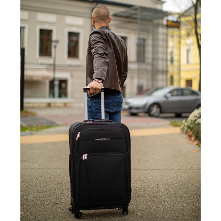 Bőrönd közép méret Bordó