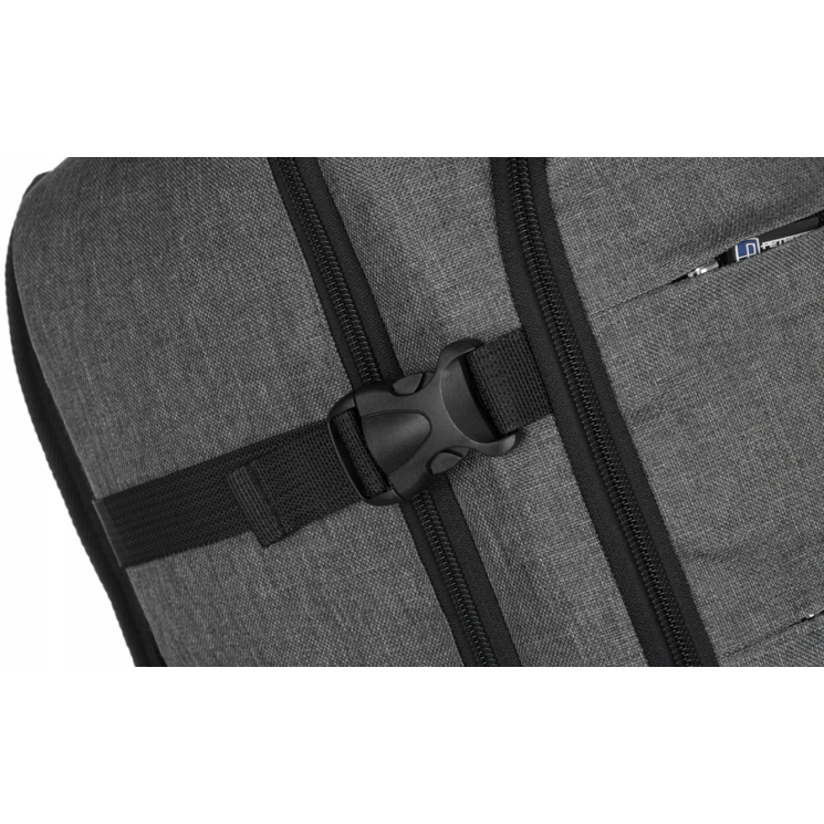 Peterson 3- Funkciós Utazó Hátizsák, WizzAir Ryanair méretű 40x30x20cm, világosszürke Színben