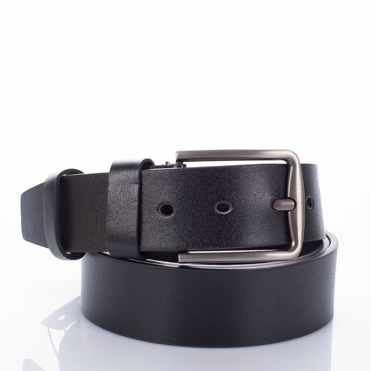 Férfi öv fekete színben 120 cm