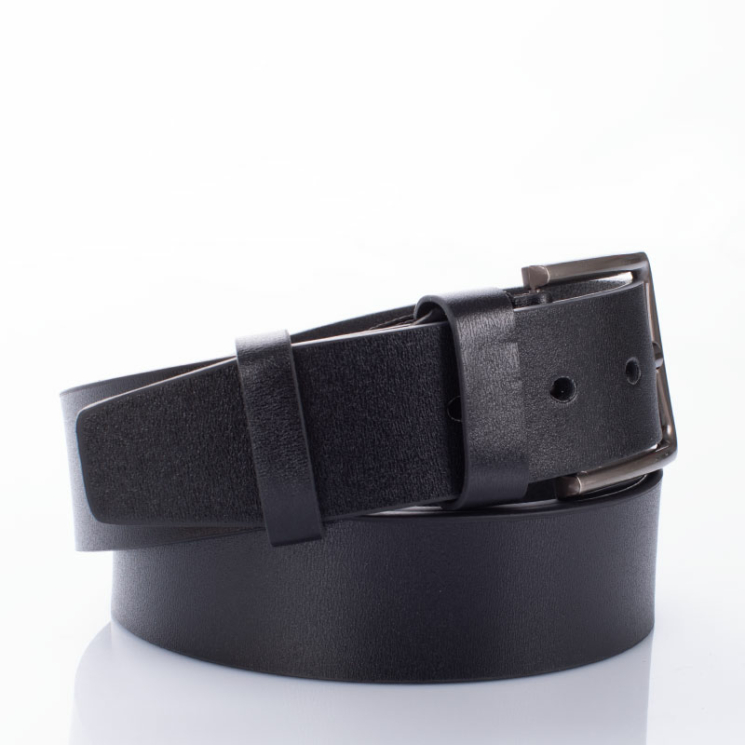 Férfi öv fekete színben 120 cm