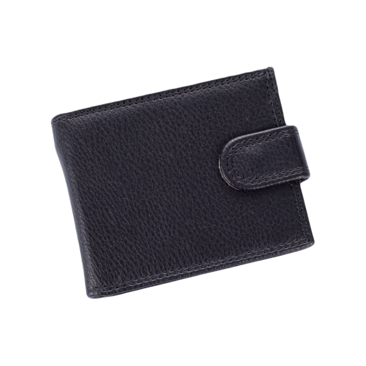 GIULIO kisméretű férfi pénztárca fekete színben 