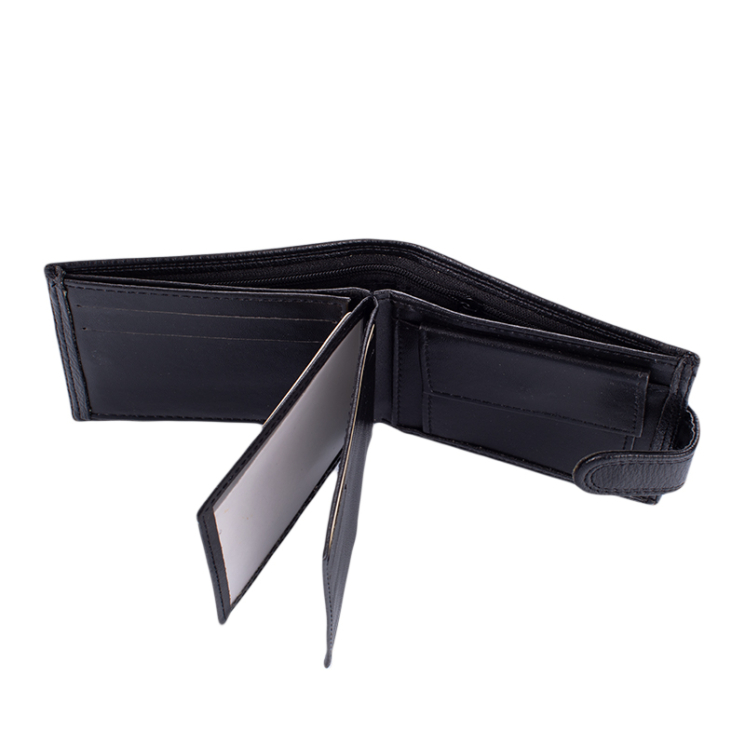 GIULIO kisméretű férfi pénztárca fekete színben 