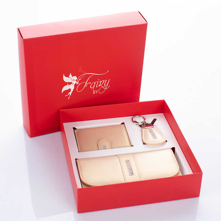 Fairy Crystal köves pénztárca kártyatartó kulcstartó ajándékcsomag