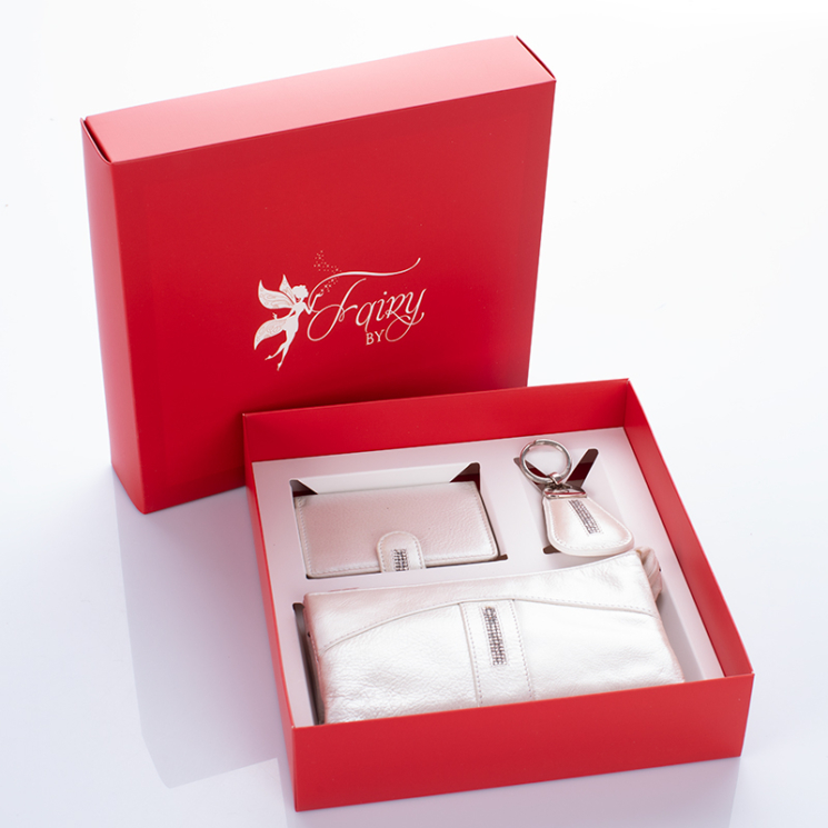 Fairy Crystal köves pénztárca kártyatartó kulcstartó ajándékcsomag