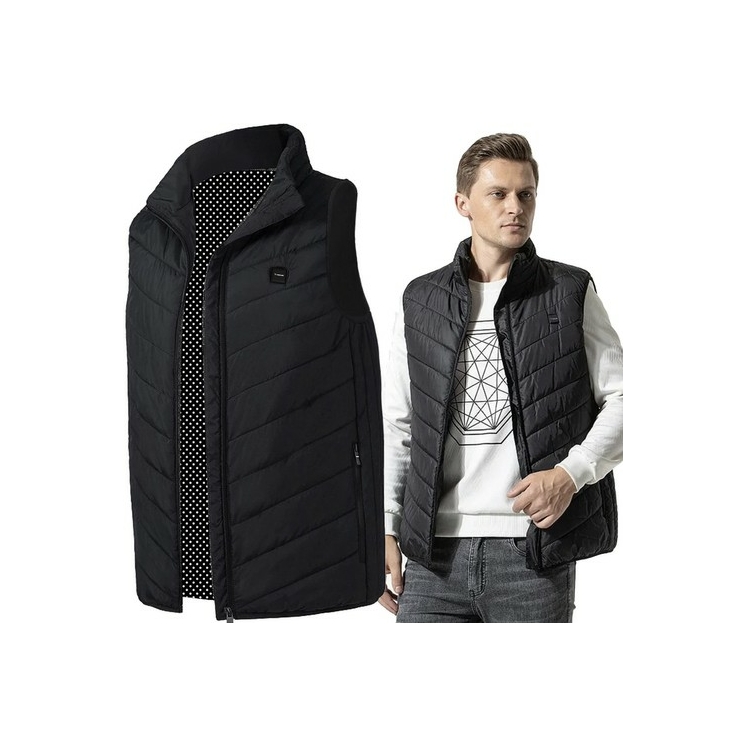 Fűthető mellény USB fekete XL-es méret