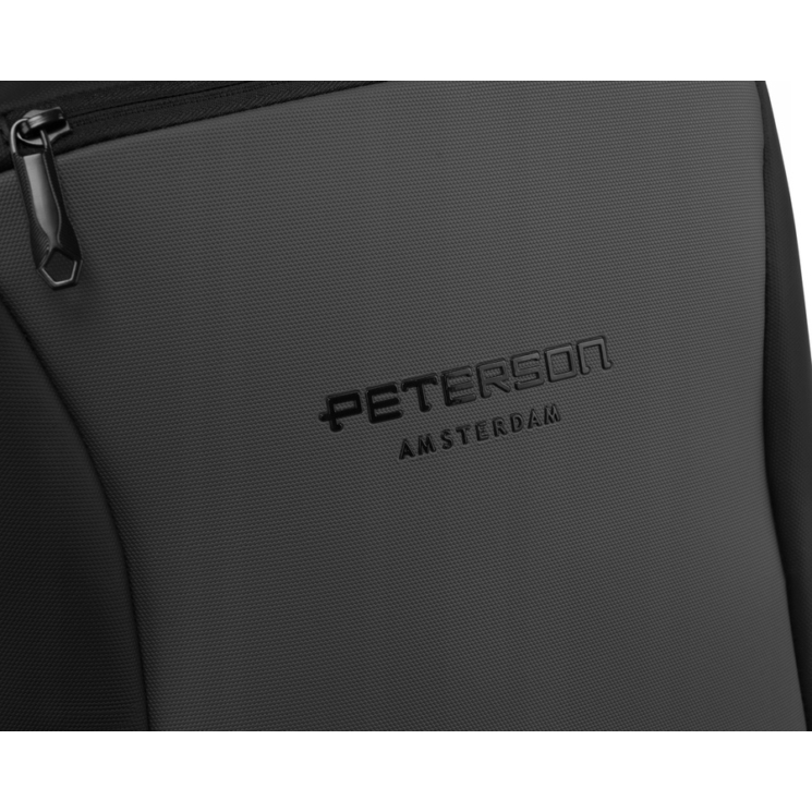 Tágas, Számzáras Laptop hátizsák  USB porttal és USB type C-vel - Peterson