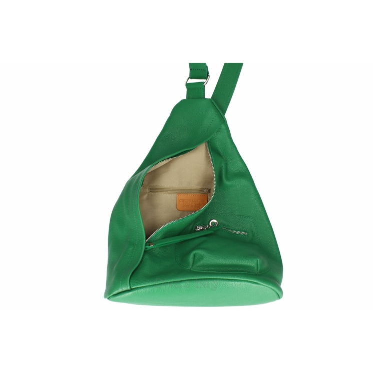 Valódi bőr női hátizsák Szürke színben