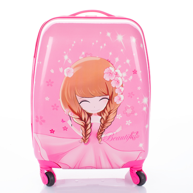 Kislány mintás gyermek bőrönd