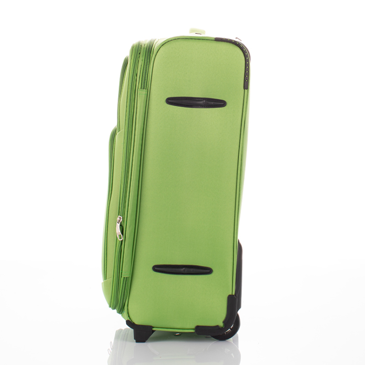 Travelway Prémium Bőrönd Kabin méret Pálmazöld színben WIZZAIR méret
