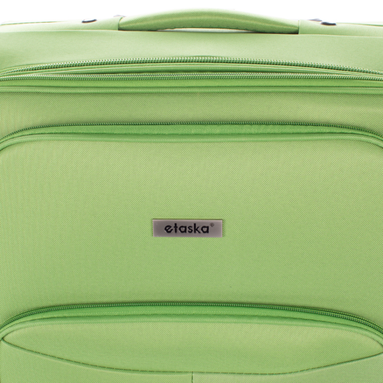 Travelway Prémium Bőrönd Kabin méret Pálmazöld színben WIZZAIR méret