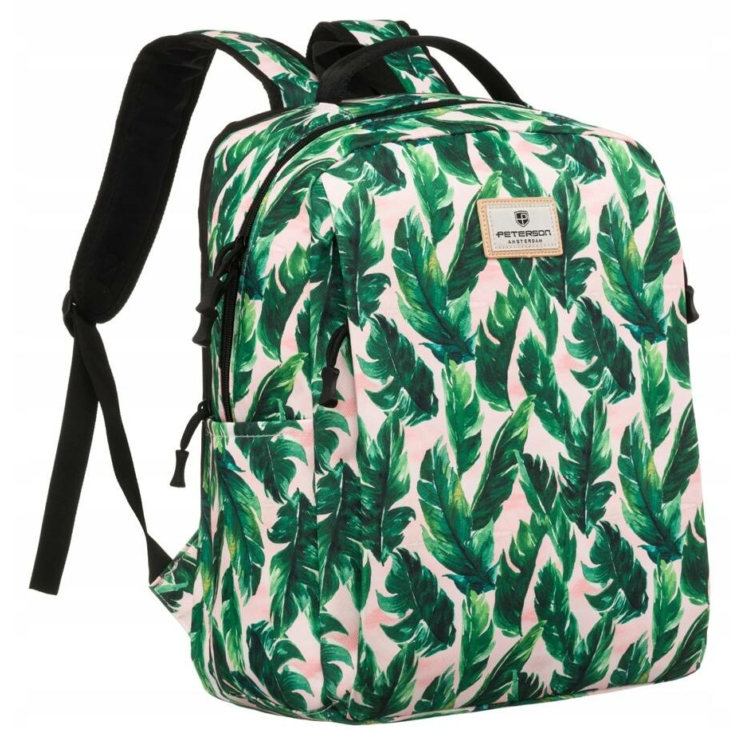 Laptoptartós városi hátizsák Divatos mintával