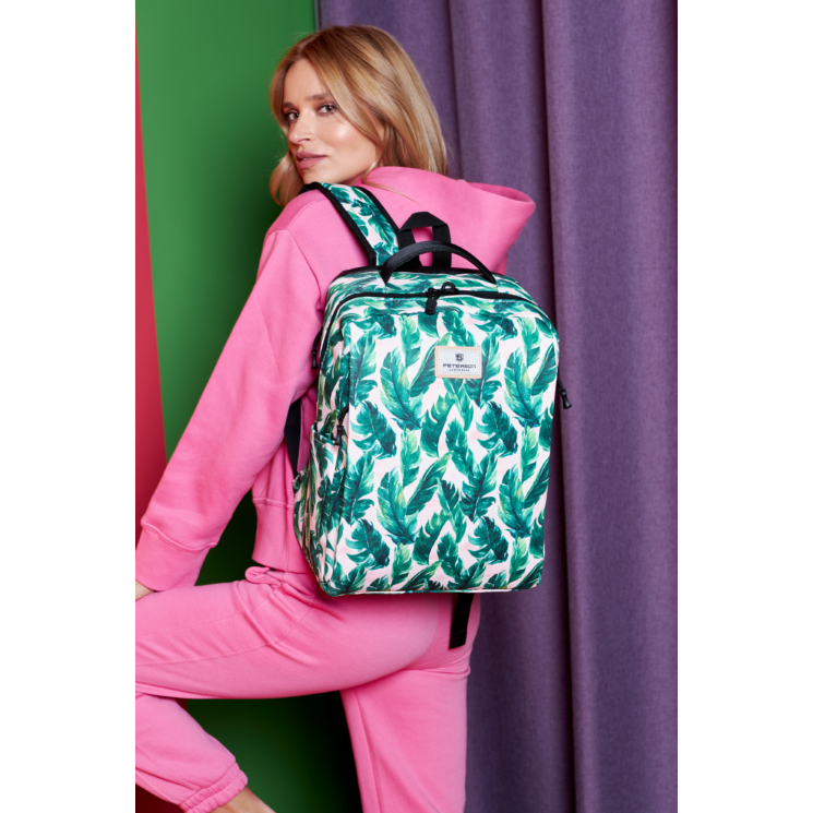 Laptoptartós városi hátizsák Divatos mintával