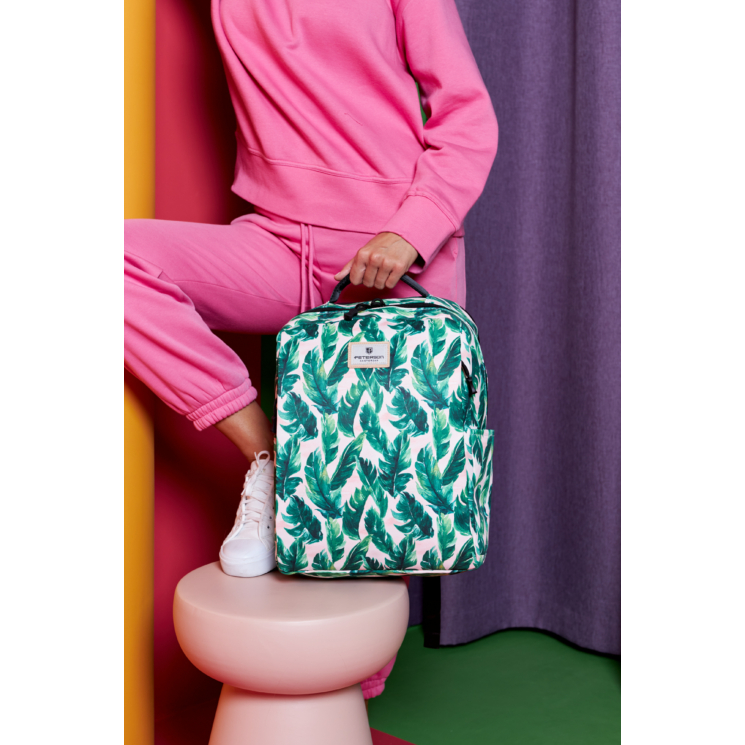 Laptoptartós városi hátizsák Divatos mintával