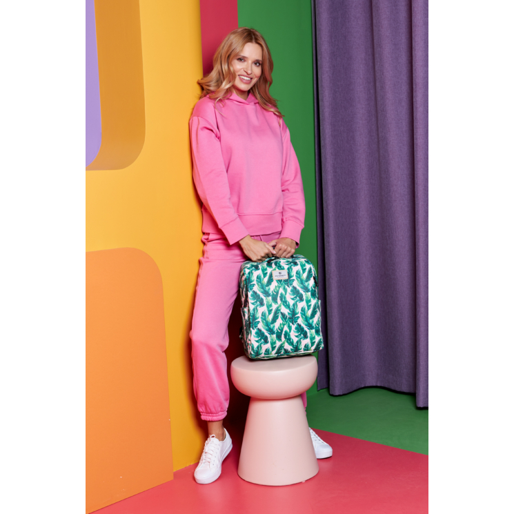 Laptoptartós városi hátizsák Divatos mintával