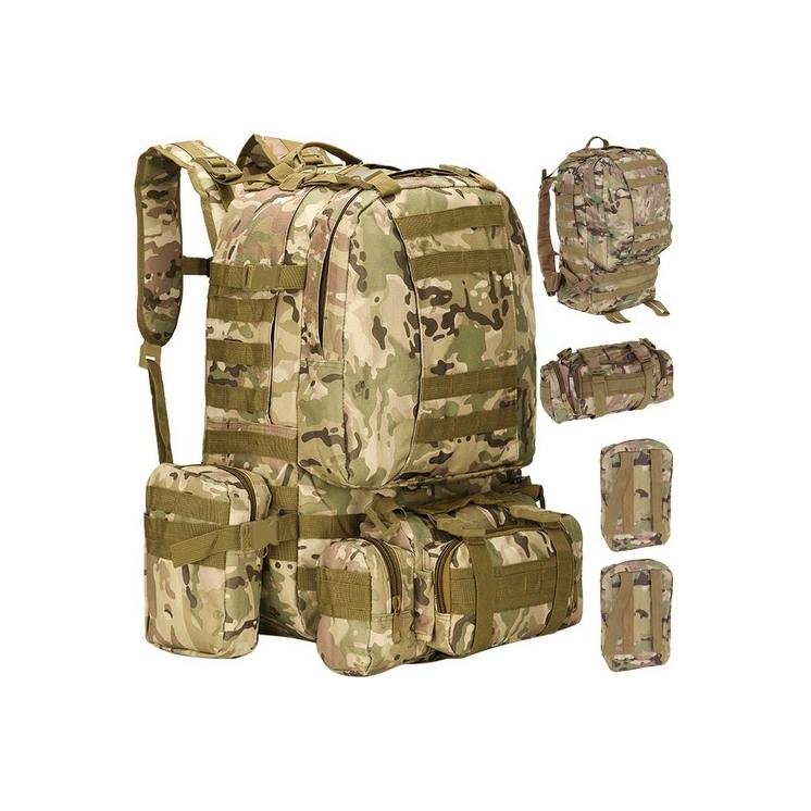 Többrészes Nagyméretű Katonai túrahátizsák HQ