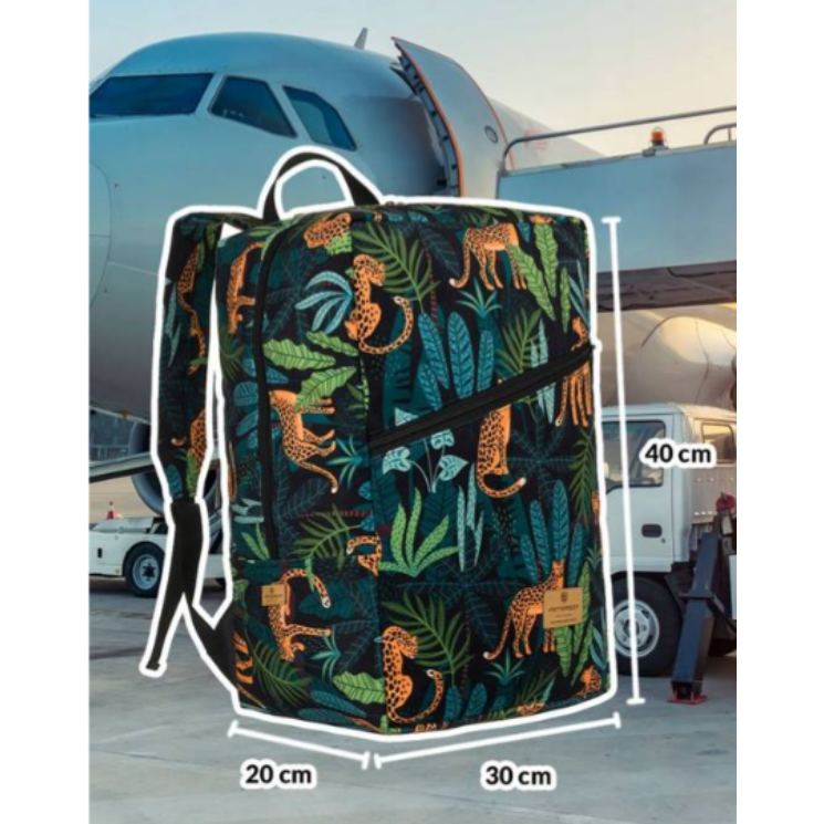 Peterson Fedélzeti hátizsák Ryanair fedélzeti ingyenes méret 40 x 20 x 25 cm