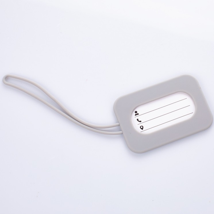 Szilikonos bőröndcímke Szürke