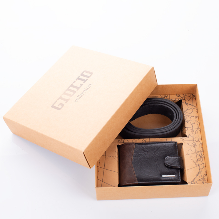 Pénztárca és öv férfi ajándékcsomag