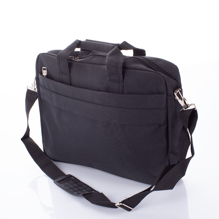 Fekete üzleti táska laptoptartóval 