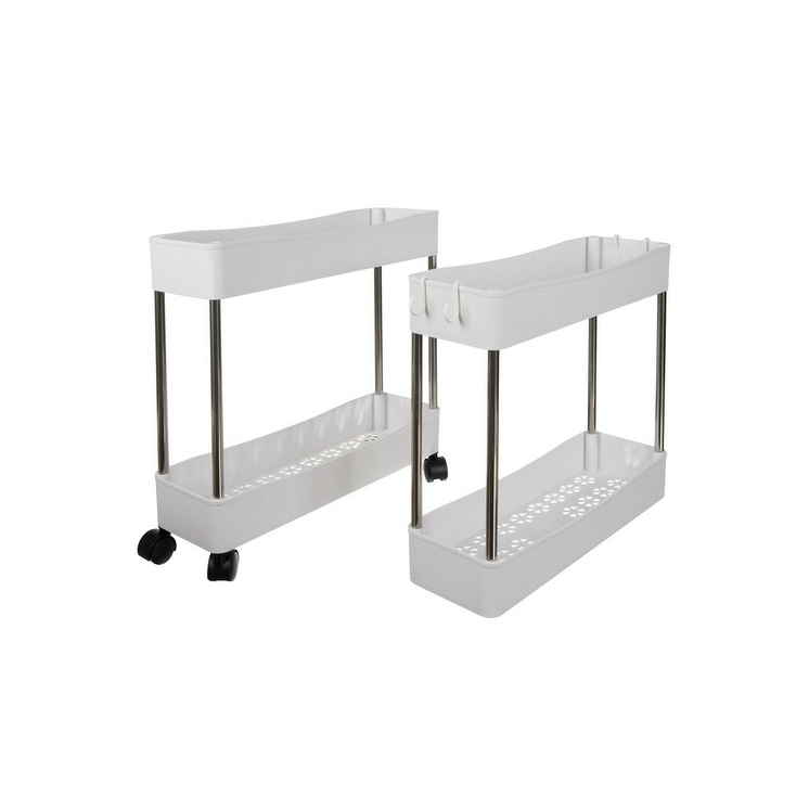 Mobil konyhai fűrdőszoba gurulós polc