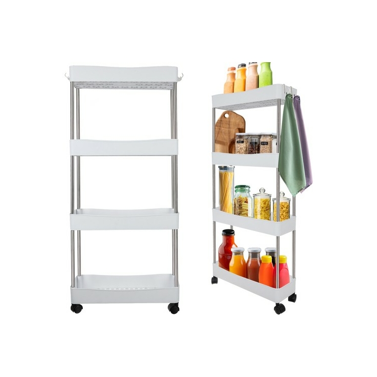 Mobil konyhai fűrdőszoba gurulós polc