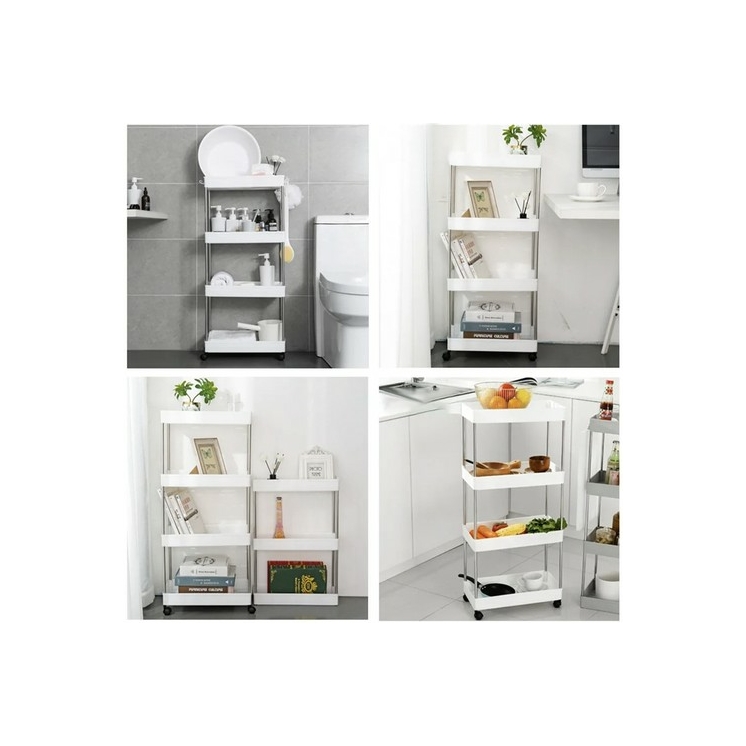 Mobil konyhai fűrdőszoba gurulós polc